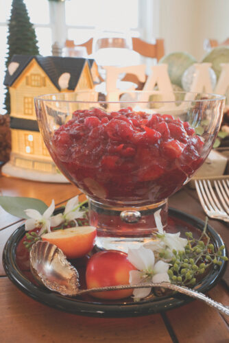 Fresh cranberry sauce is a tart  addition to your holiday meal